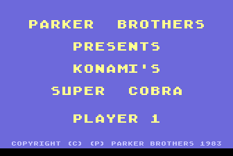 Super Cobra Title Screen